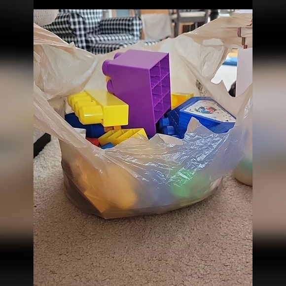 Lot Of 60 First Builders Mega Bloks Building Blocks All Sizes All Colors Lot (6a - Picture 2 of 8